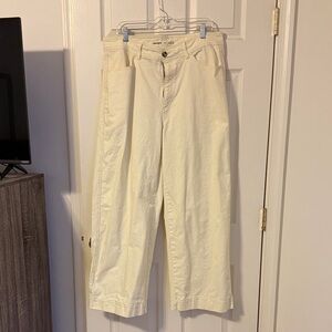 Old Navy High-Rise Butter Yellow Wide-Leg Pants